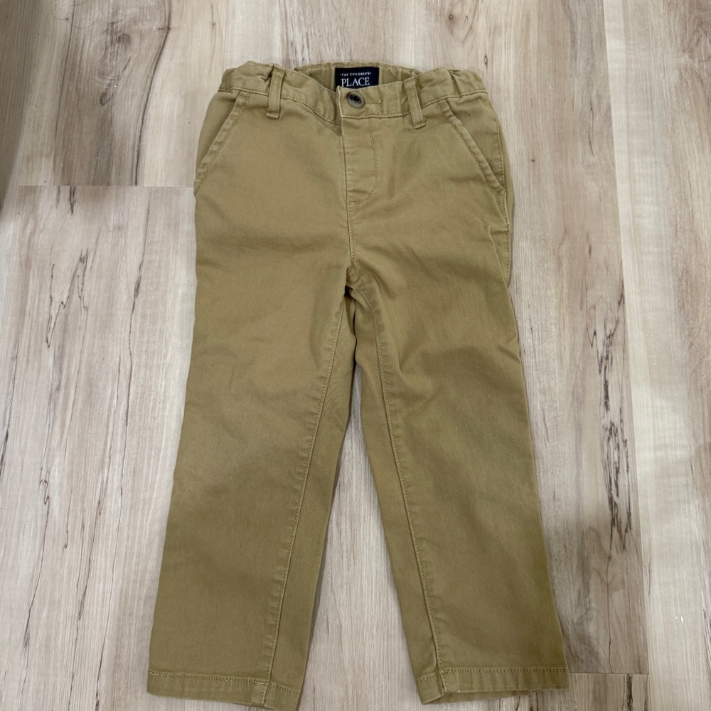 The Children's Place Tan Kids Chino Pants Size 3T - Picture 1 of 4